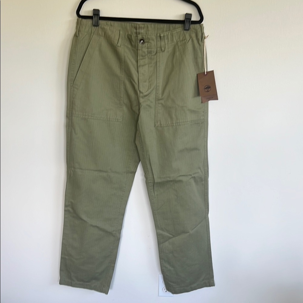 Arbor Green Cargo Pants Relaxed Fit